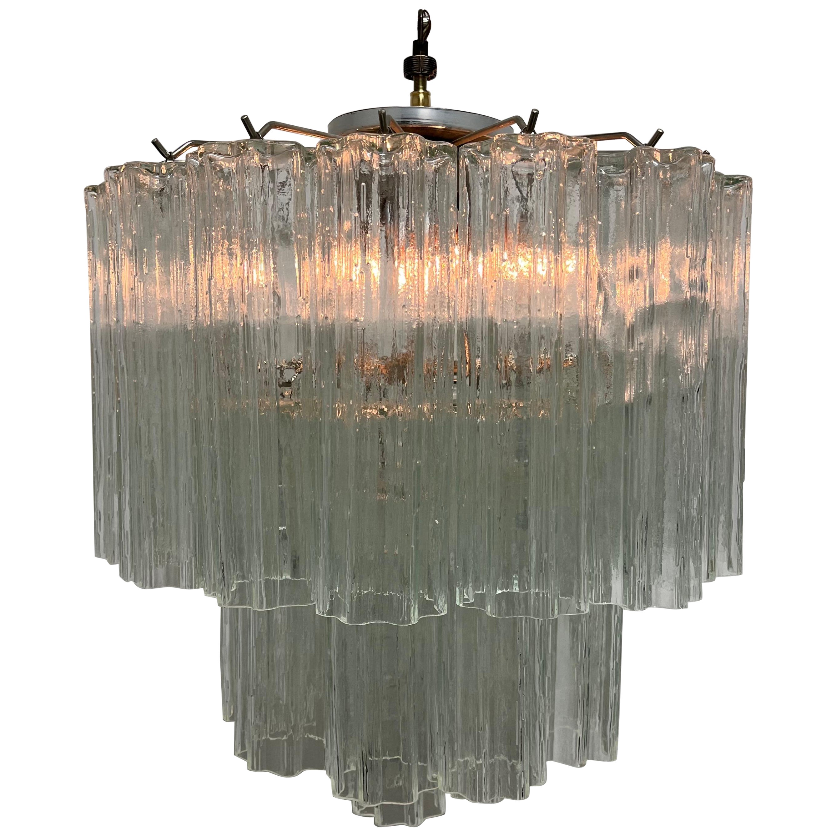 Lustre Tronchi italien  Zuccheri Venini Murano