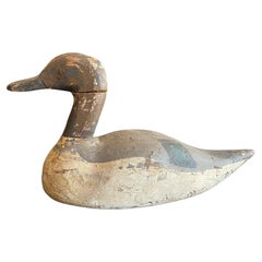 Grande sculpture ancienne en bois sculptée à la main, début du 20ème siècle