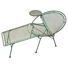 Maurizio Tempestini for Salterini Green  "Radar" Lounge Chair with Ottoman