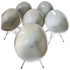 Eros Armchairs by Philippe Starck for Kartell, Set of 6