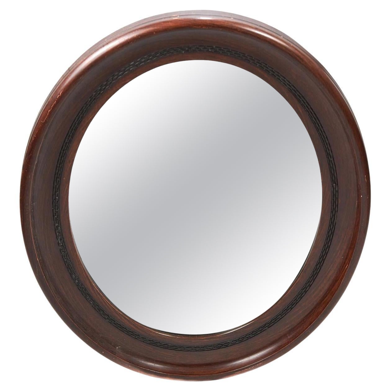 Antique Oval Wall Mirror
