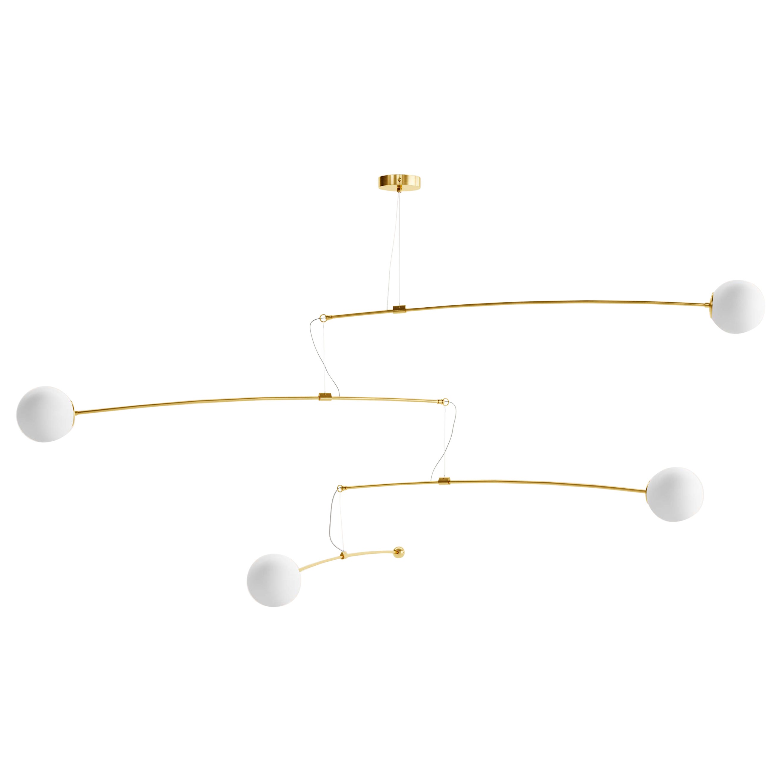 Piccolo lampadario Notos fatto a mano da Gobo Lights