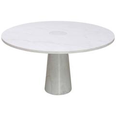 Angelo Mangiarotti, Eros Table, Carrara Marble, Italy, 1971