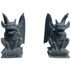 Carved Stone Grotesque Gargoyles