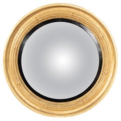 Regency Giltwood Convex Mirror