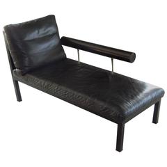 Chaise Longue in pelle di metà secolo di Antonio Citterio per B&B, Italia