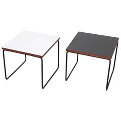 Pair of Pierre Guariche Side or End Tables for Steiner, France, circa 1950