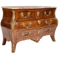 Exquisite 19th Century French Bombe Commode