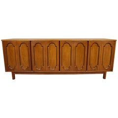 Vintage Mid-Century Sculptural Sideboard by Dixie Furniture of Lexington