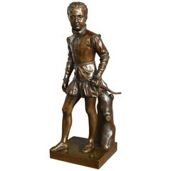19th Century French Bronze of Young Henry IV of France