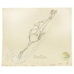 GEISEL - Suess - Chuck Jones - ORIGINAL 1966 ANIMATION DRAWING FOR THE GRINCH !