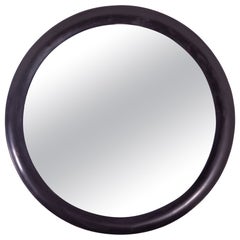 Mid-Century Modern Round Mirror by Brazilian Designer, 1960s