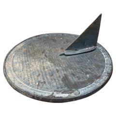 Vintage Cast Iron Garden Nautical Sail Boat Sundial