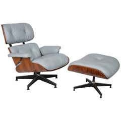 Rosewood Eames Chair, Model 670 and Ottoman, Model 671 Rosewood Eames Chair, Model 670 and Ottoman, Model 671