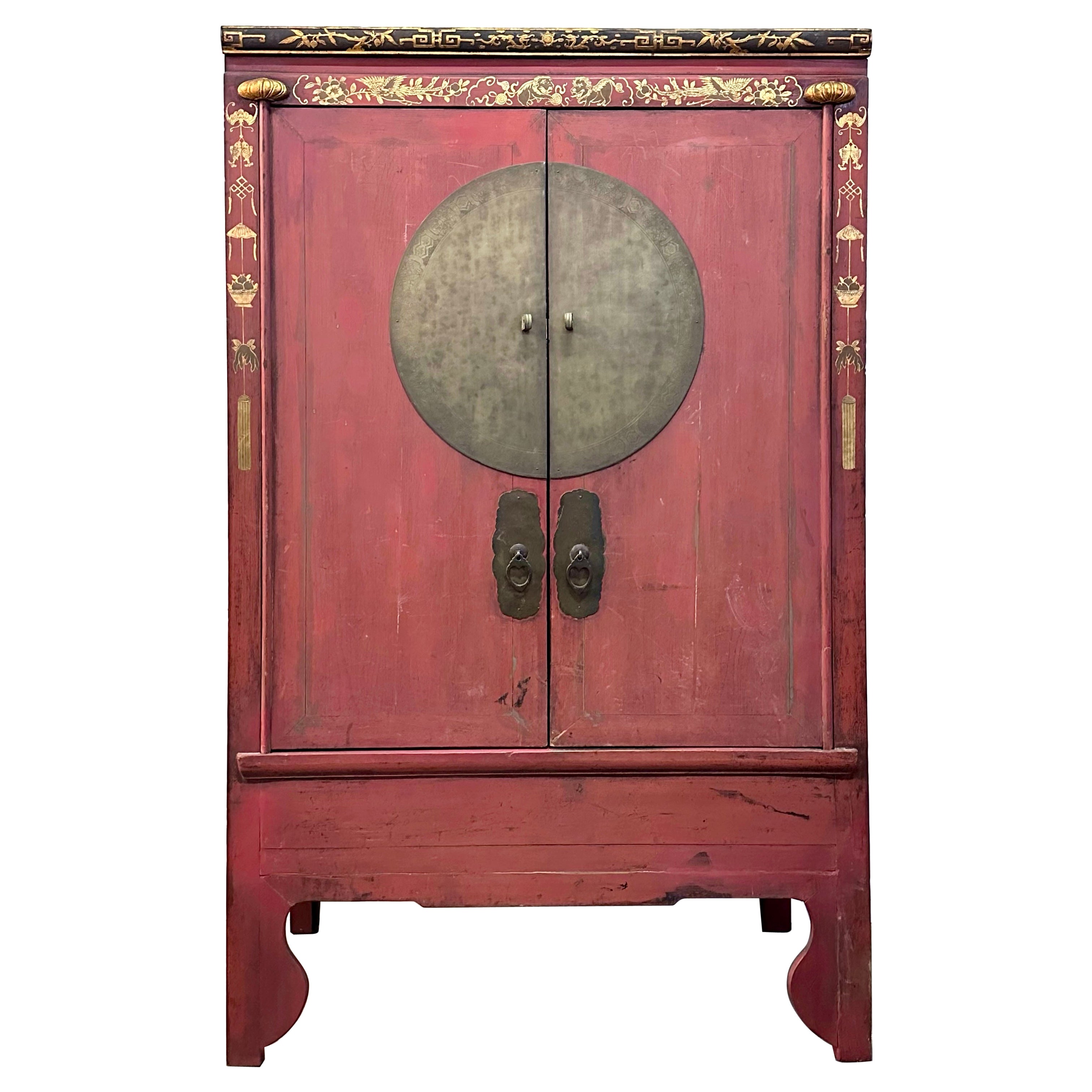 Late 19th Century Chinese Wedding Cabinet