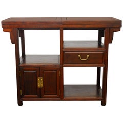 Chinese Rosewood Buffet Serving Table