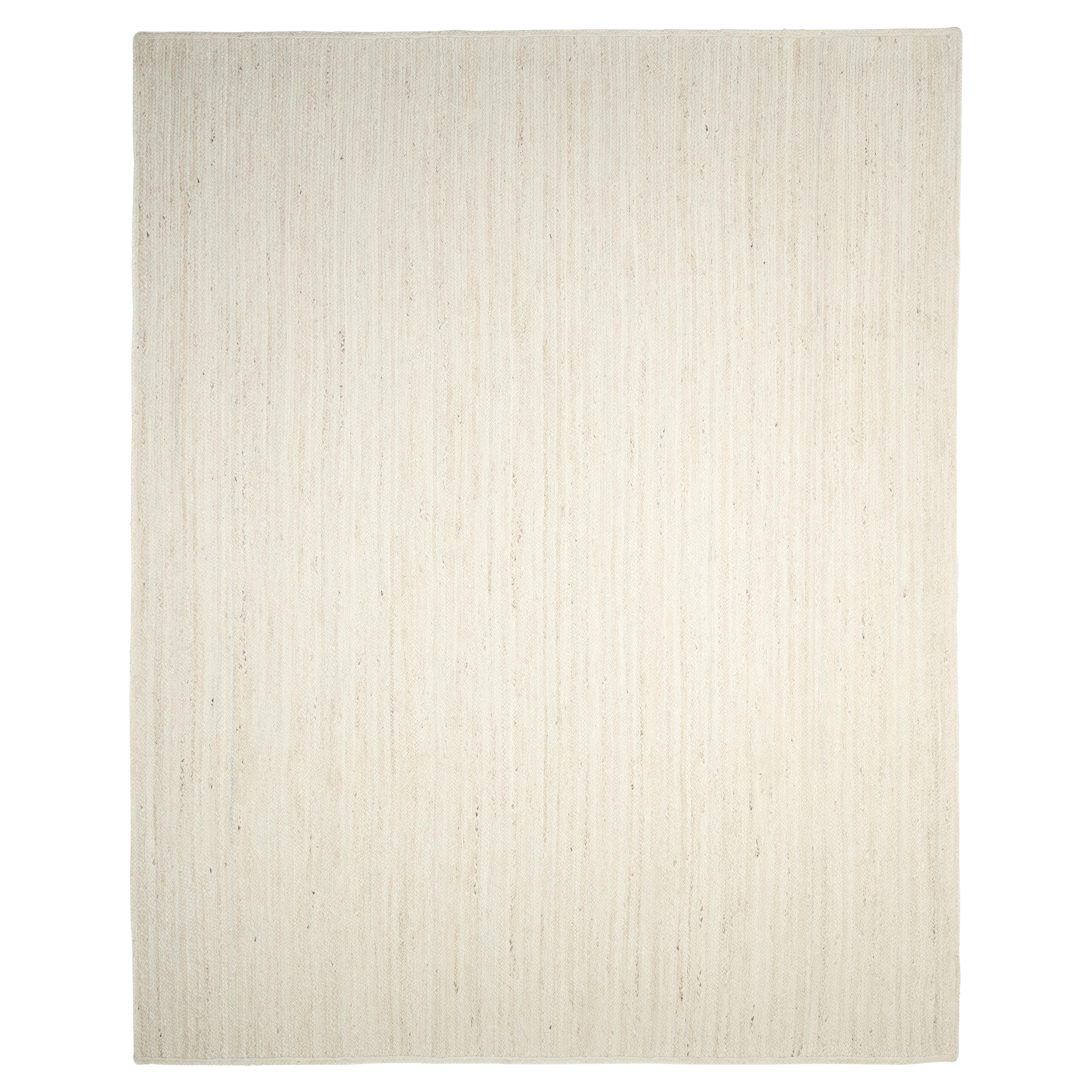 Contemporary Solid Hand Made Beige Area Rug 3' 0" x 5' 0"