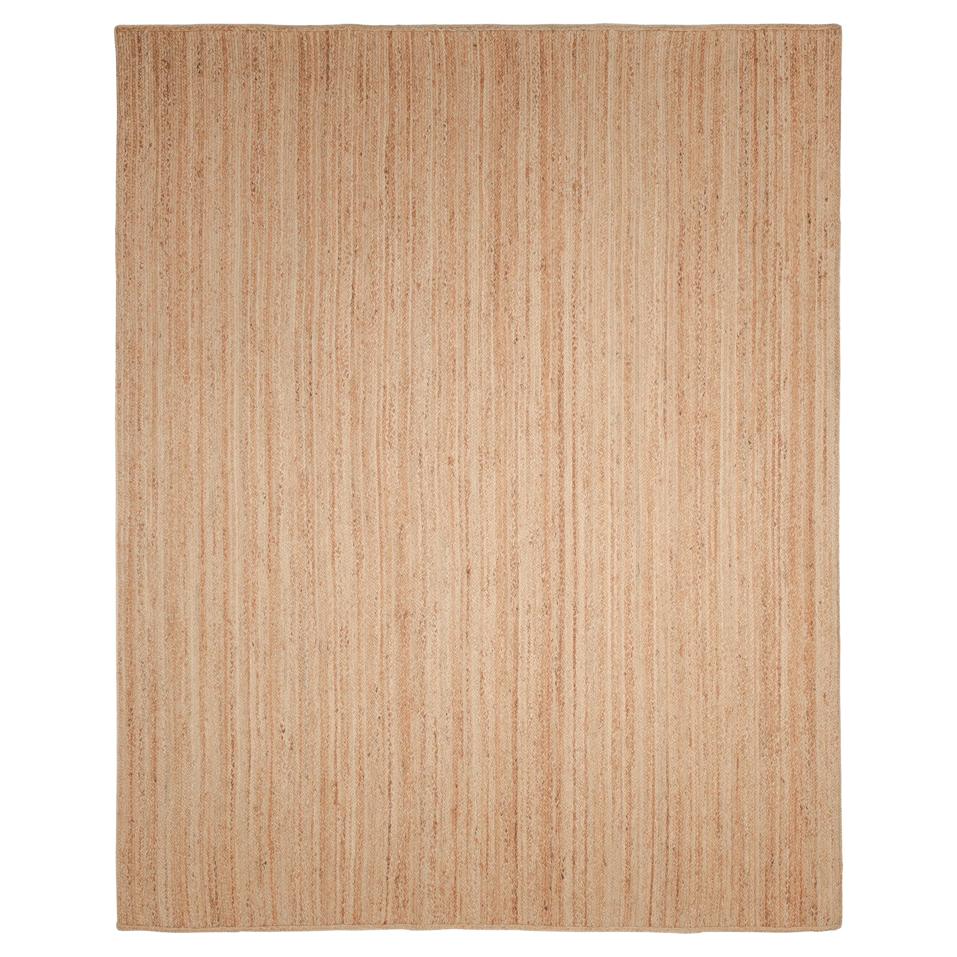 Contemporary Solid Hand Made Brown Area Rug 5' 0" x 8' 0" For Sale