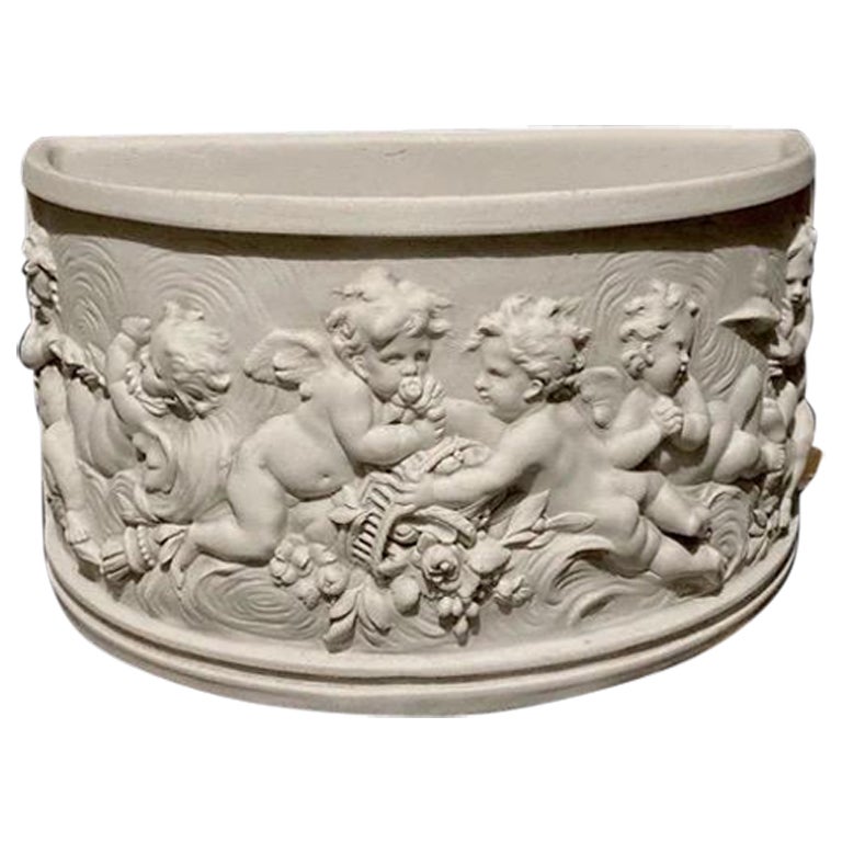 Vase console Putti 20e siècle