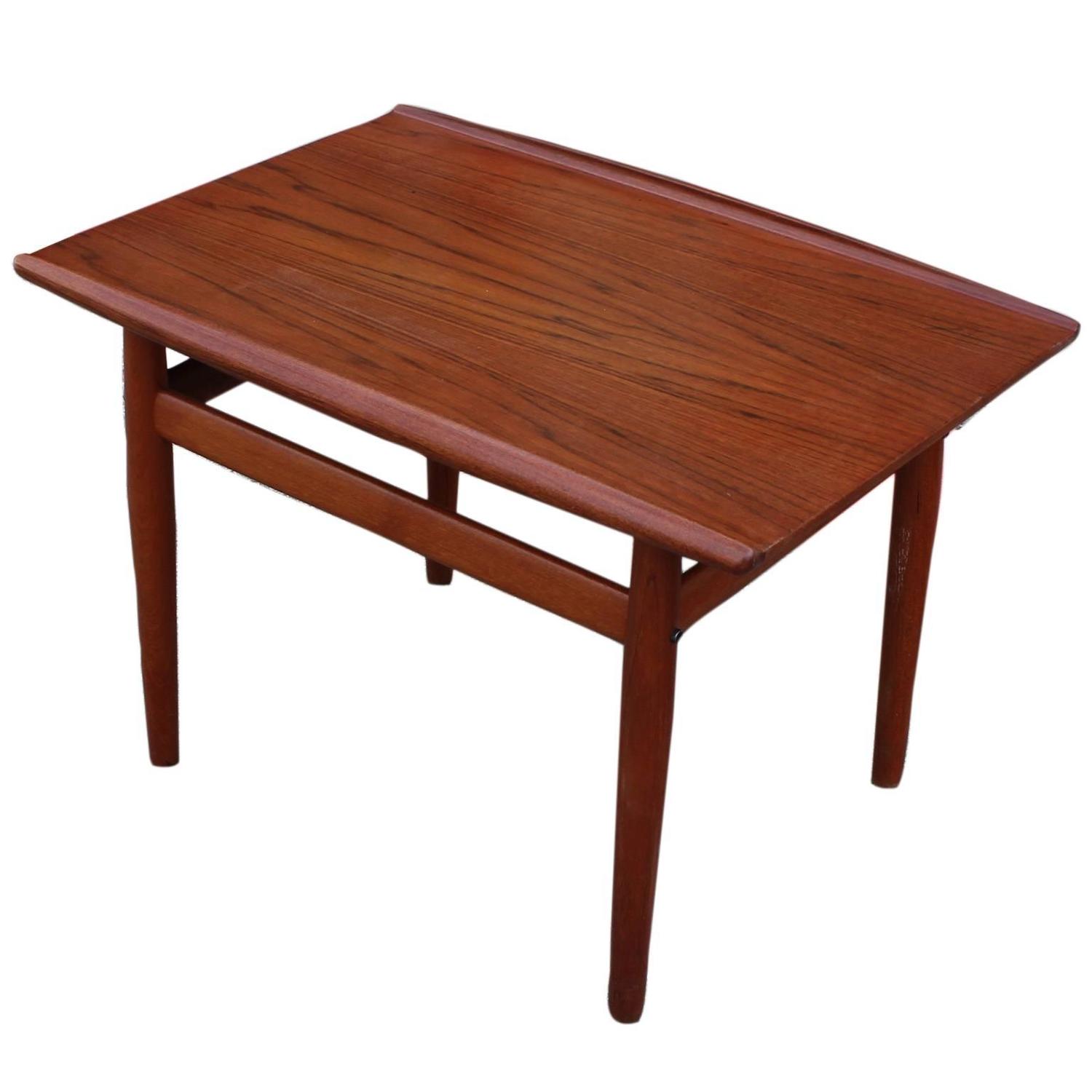 Danish Teak Side Table by Grete Jalk at 1stdibs