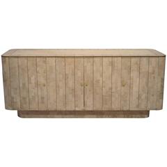 Maitland-Smith Marble Sideboard with Brass Inlay