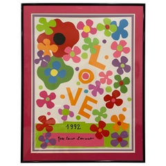 1992 Yves Saint Laurent LOVE Framed Print