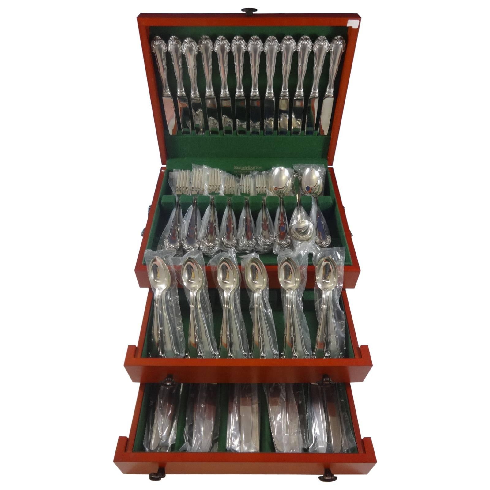 Grande Imperiale by Buccellati Sterling Silver Flatware Dinner 12 Set 72 Pcs