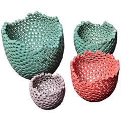 Set of Four Ceramic Bowls by Susanne Protzmann 12