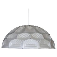 Light - Turtle Dome Embossed Leather in Pearl