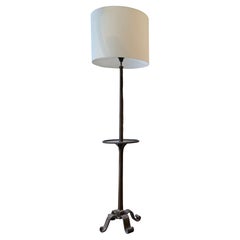 Wrought iron floor lamp France circa 1940