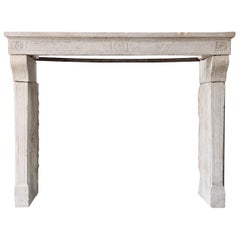 Antique French Fireplace from the 19th century in style of Campagnarde