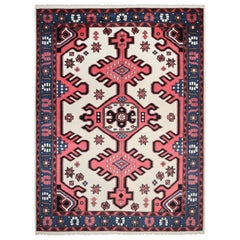 Tapis de sol ivoire Bohemian Southwestern Hand Made 9' 0" x 12' 0"