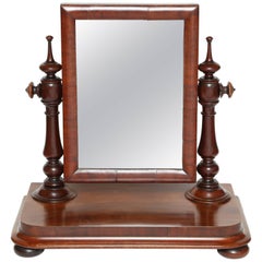 Miroir de coiffeuse en acajou