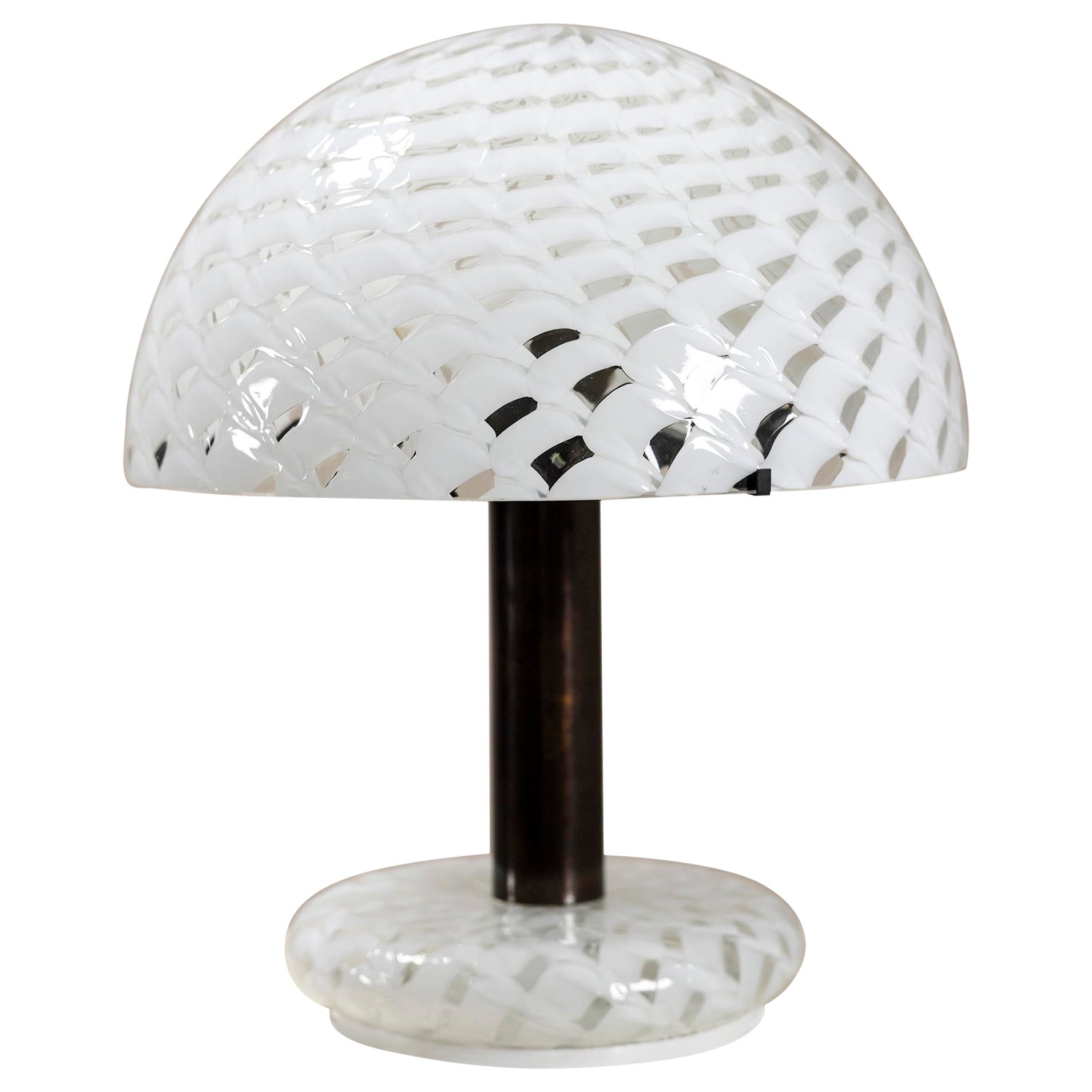 Lampada da tavolo LT 354 a Murano di Carlo Nason per AV Murano, Italia anni '70