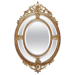 Victorian Giltwood and Gesso Wall Mirror