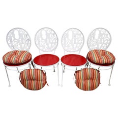 Arthur Umanoff Iron LOVE Chairs 1960s Set of 4