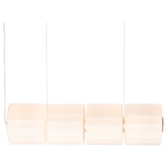 Lámpara Colgante Contemporánea 'Columna' 300 - 4, Horizontal, Marfil