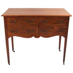 Hepplewhite Mahogany Dressing Table with Four Drawers 4