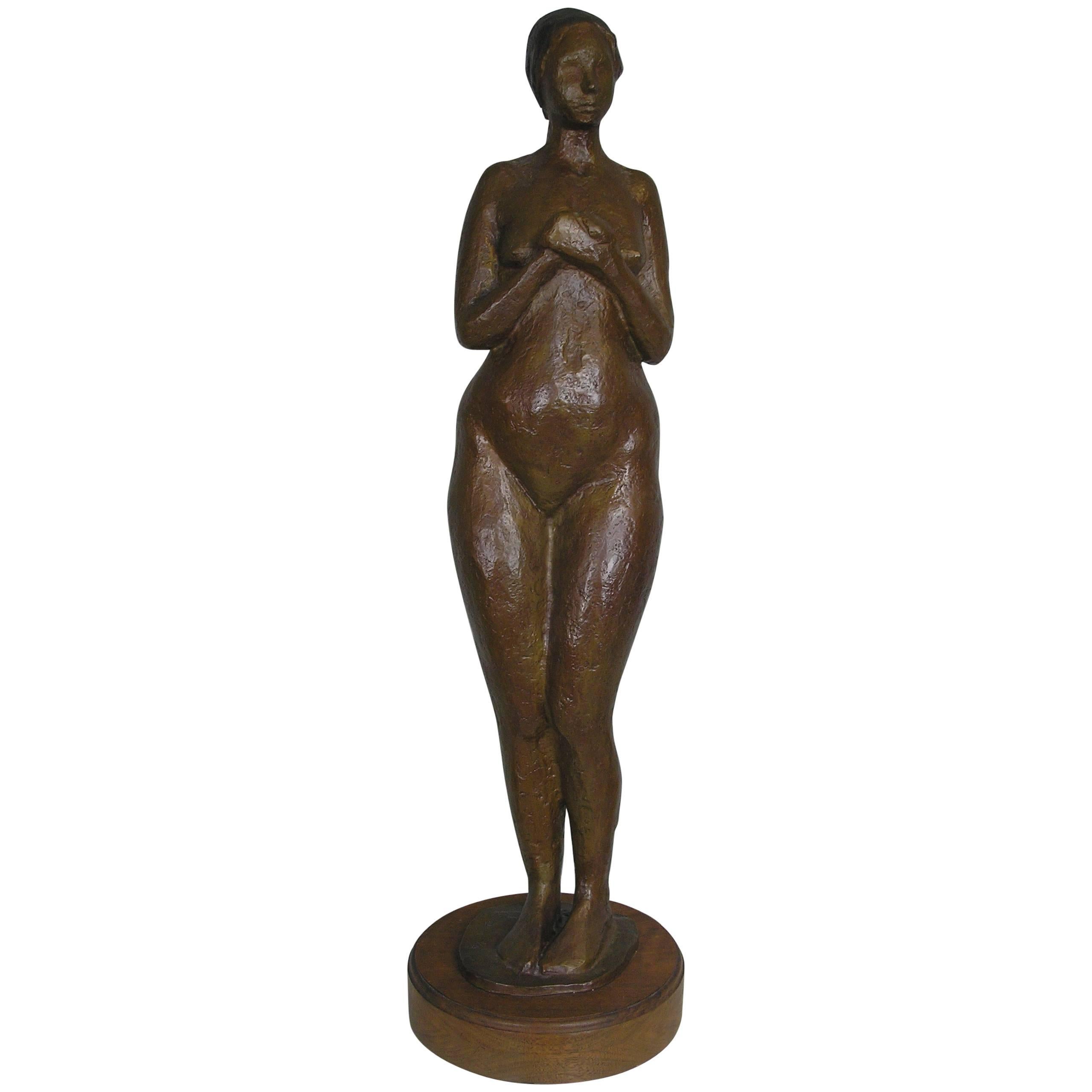 Large Bronze of Nude by G. Rabasa 1/5 Series, circa 1970 For Sale