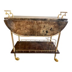 Aldo Tura Goatskin Barcart