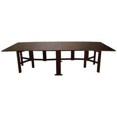 Large Bruno Mathsson Collapsible Banquet Dining Table