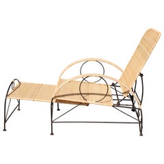 Adjustable Lounge Chair / Ottoman Attributed to Robert Lempereur