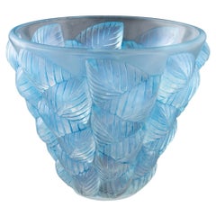Vaso Moissac di Rene Lalique disegnato nel 1927 - Marcilhac 992