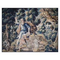 Old Testament, The Sacrifice of Abraham - French Tapestry Aubusson 17th - N 1379