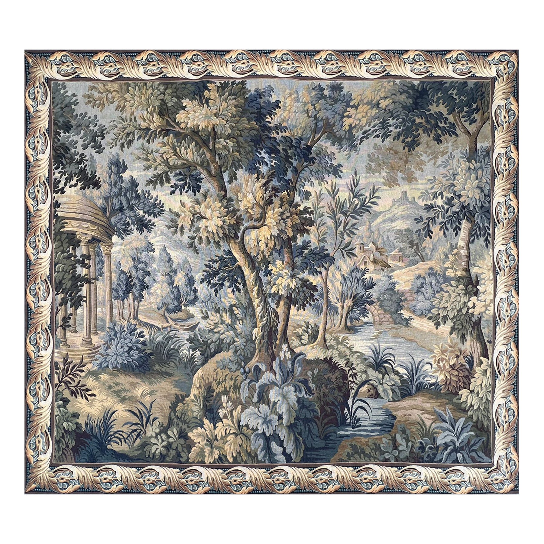 French Tapestry Jacquard manufatury Aubusson In The 18th Century Style, N 1452