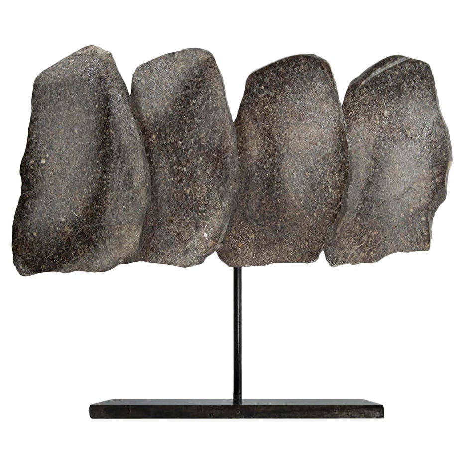 Meteorite Exploded View with detachable Surmounted Bronze Stand