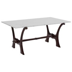 Marble Cocktail Table by Fredrik Schriever-Abeln in Teak & Calacatta