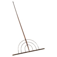 Wood Hay Rake aus Holz, 19. Jahrhundert