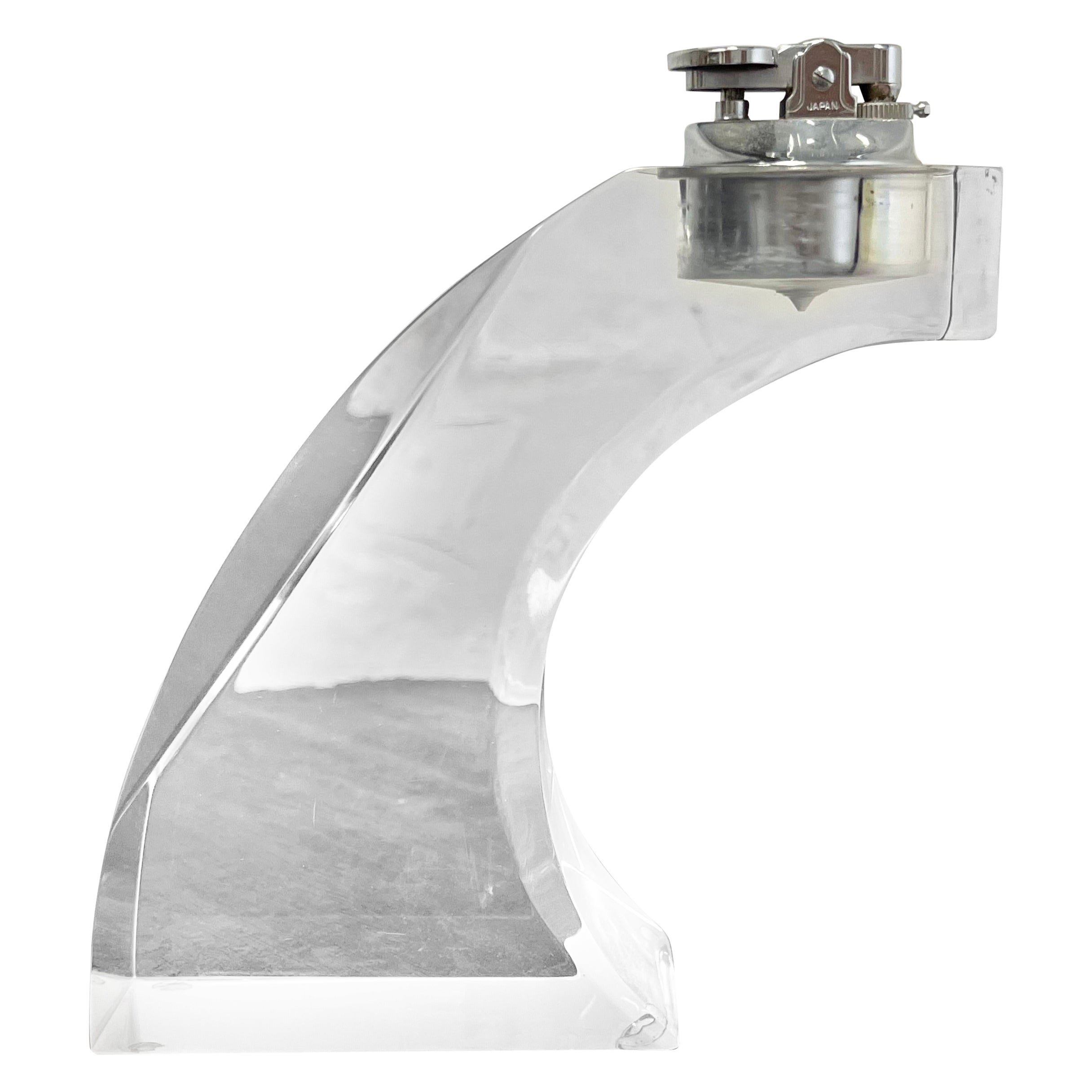Mid Century Lucite Table Lighter