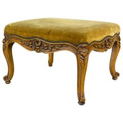 French Louis XV Style Footstool by Maison Jansen